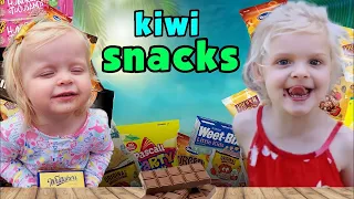 Americans try Kiwi snacks!