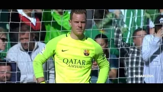 Marc Andre Ter Stegen Vs Real Betis (Away) 2016-17 HD 720p50fps