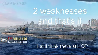 World of Warships - U-190 Review Update,  Good defensive boat