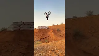 Slopestyle on a DH bike🤔