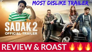 Sadak 2 Trailer Review & Roast  🔥🔥🔥 | Boycott Sadak 2 | Disney+Hotstar | Movie Review In Bangla