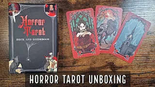 Horror Tarot | Unboxing and Flip Through