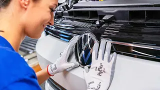 Volkswagen GOLF 8 production line – Volkswagen Car Factory