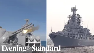 Russian flagship Moskva is ‘seriously damaged’ after being hit by anti-ship missiles, Ukraine say