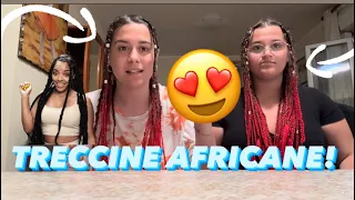 ✨IO E JENNY FACCIAMO LE TRECCINE AFRICANE!✨😍🪮