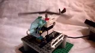 Lego Helicopter mit Motor