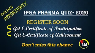 Online Pharma Quiz - 2020