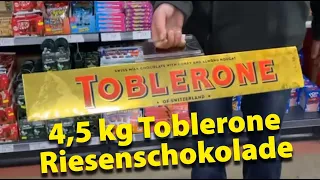 Lagerverkauf Freilinger - 4,5 kg Toblerone Riesenschokolade