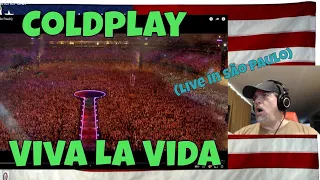 Coldplay - Viva La Vida (Live In São Paulo) - REACTION - now THATS A CROWD!