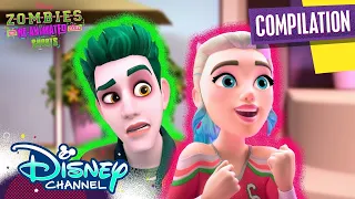 ZOMBIES Mini Bites | ZOMBIES: The Re-Animated Series | Compilation | @disneychannel