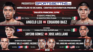 Angelo Leo VS Eduardo Baez - Miercoles de Boxeo