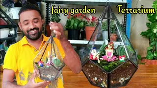 How to prepare a terrarium/fairy garden terrarium//garden thrive