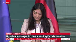 LIVE: Statement Bundeskanzler Scholz und  Migrationsbeauftragte Aliban-Radovan