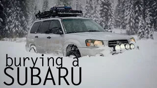 Pushing Snow with a Subaru Forester