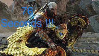 GNA Got Deleted in 76 seconds | Hardest Difficulty | No Damage | God of war Ragnarok