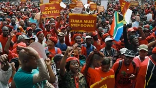 South African Demonstrators Demand Zuma’s Resignation