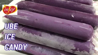 UBE ICE CANDY GAMIT ANG INJOY MILKSHAKE/TUBIG AT UBE POWDER LANG PWEDE KA NANG KUMITA /2 INGREDIENTS