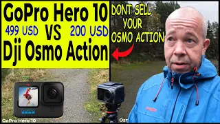 Dji osmo action in 2021 | GoPro Hero 10 vs Dji Osmo Action