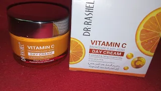 Dr Rasheel vitamin c brightening and anti aging Day cream contain niacinamide #bestdaycream#review