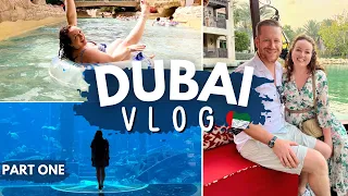 DUBAI VLOG! 🇦🇪 PART ONE • anantara hotel, aquaventure waterpark & aquarium, emirates mall & pai thai