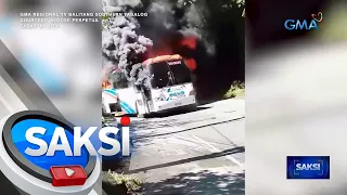 Mahigit 40 estudyante, nakaligtas mula sa nasunog na bus | Saksi