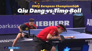 FULL MATCH: Timo Boll vs Qiu Dang | 2022 European Championships (Ms-QF) HD
