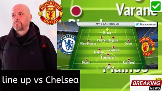 How Manchester United should line up vs Chelsea in Premier League fixture