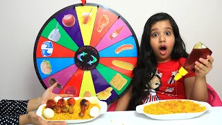 تحدي كبسة الدجاج بعجلة الحظ الغامضة شفا ضد شيخة ! !Mystery Wheel Of Chicken Kabsa Challenge