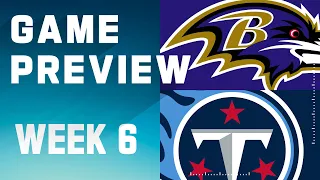 Baltimore Ravens vs. Tennessee Titans | 2023 Week 6 Game Preview