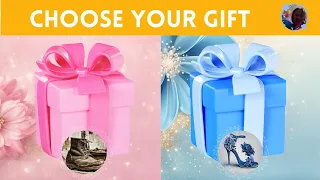 Flower Box Challenge:  Pick a Gift (Blue or Pink?)