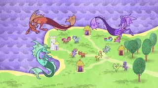 mlp but it's just when the Dazzlings are shown as sirens