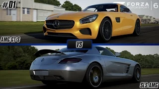 Forza Motorsport 6: Mercedes-AMG GT S vs. Mercedes-Benz SLS AMG | Old vs. New #01 [60 FPS]