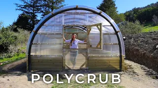 Meet the POLYCRUB // my greenhouse-polytunnel hybrid
