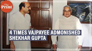 On Vajpayee's birth anniversary, here are four times he took Shekhar Gupta to task