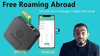 2021 New Glocalme SIMBOX Free Roaming Box full operation tutorial detail