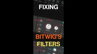 fixing Bitwig's filters #shorts