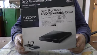 Видео обзор внешнего DVD привода SONY DRX - S77U