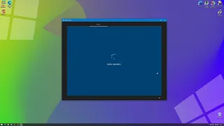 Windows 10 OOBE in a window