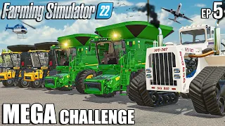 Harvesting 500.000l of CANOLA🌾 | MEGA Challenge | Farming Simulator 22 #5