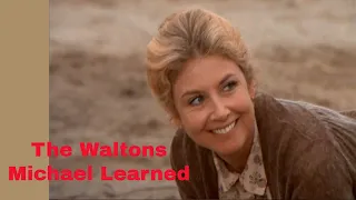 The Waltons - Michael Learned  - behind the scenes with Judy Norton