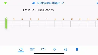 The Beatles Let It Be Bass Tab