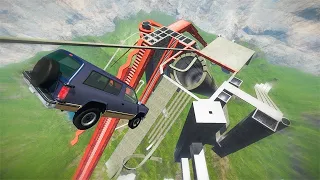 BeamNG Death Fall Crashes #1