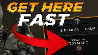 How to Get to World Tier 4 AS FAST AS POSSIBLE! | Diablo 4