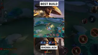 Best Build Ryoma AOV - Arena of Valor #shorts