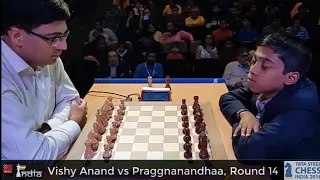 Rematch: Vishy Anand vs Praggnanandha | Tata Steel Chess india 2018