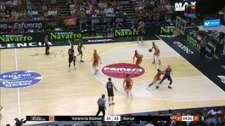 VICTOR CLAVER la roba y MACHACA al contraataque | Playoff Liga Endesa 2023