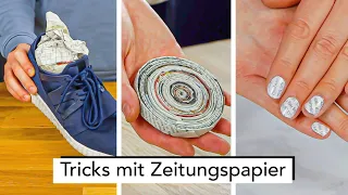 Upcycling Zeitungspapier - 3 geniale Ideen aus alten Zeitungen