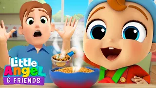 Mealtime Safety with Baby John | Little Angel And Friends Kid Songs