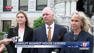 News conference after lawsuit filed against Missouri House leaders