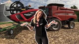 My wife set the combine on FIRE?!